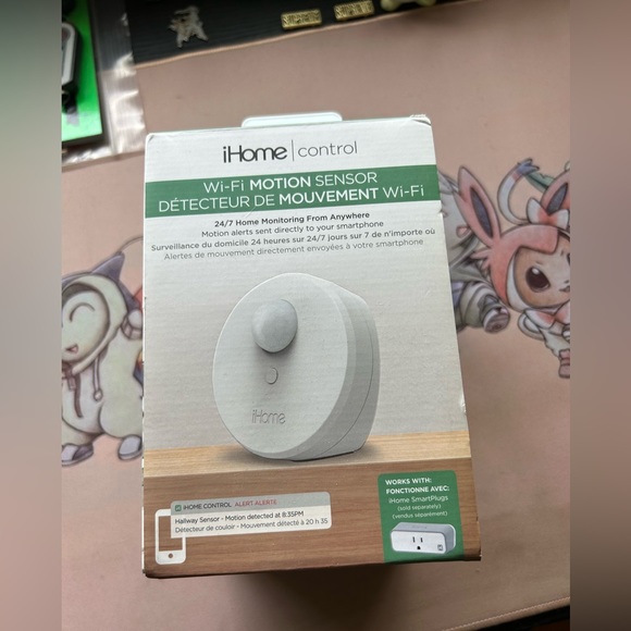 New in box iHome Control Wifi Motion Sensor 24/7 Home Monitoring in white. - Picture 1 of 5